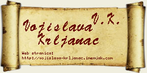 Vojislava Krljanac vizit kartica